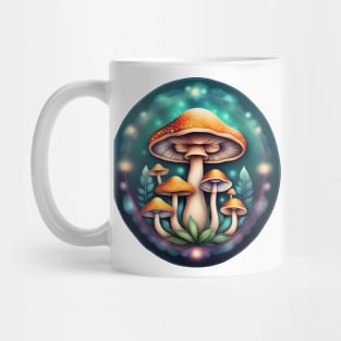 Mushroom Family Mandala Mug